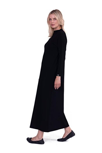 Invee Full knitwear dress black