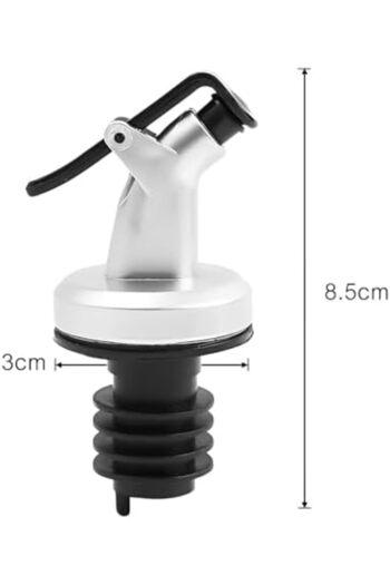 STOREMAX Snshop 5-Piece Leak-Proof Oil Pot and Bottle Stopper Set – Non-Drip Stainless Tip Oil