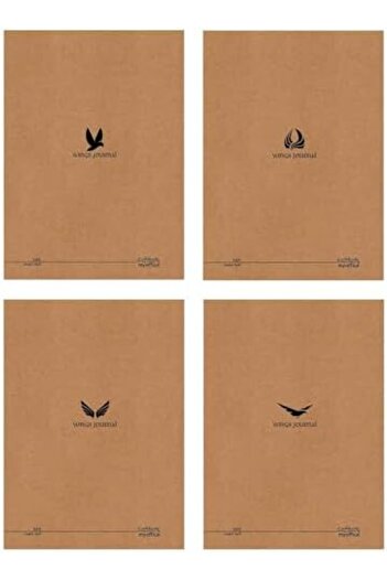 STOREMAX Polysight Journal 4'Lü Defter Seti - A5, Çizgili, Kapak, 96 Sayfa Trendzap 467437