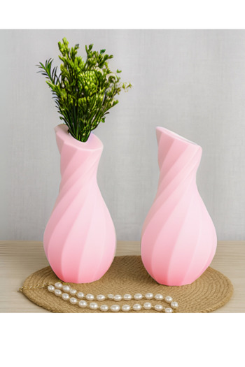 Minima Art Studio Σετ 2 βάζα σε σκανδιναβικό στυλ Bohemian Pinterest Pampas Vase Διακοσμητικό αξεσουάρ σαλονιού Στολίδι τραπεζιού
