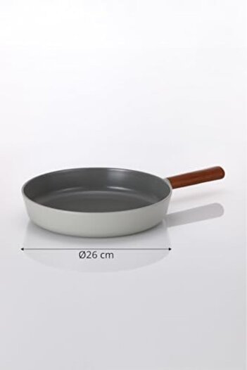 STOREMAX Sellbuyst Fika Aluminum Cast Pan Gray 26cm Trendy 266450