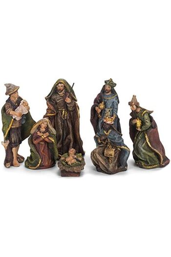 STOREMAX S. Wolf 9.5 cm Resin, 7 Piece Birth Set, for Multiple