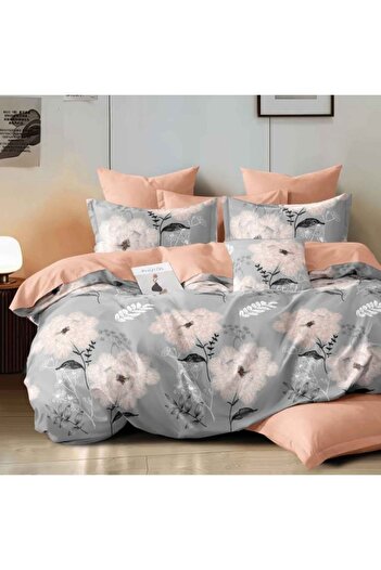 H Hotel Supplier Hotel Supplier 2-person linen, duvet 230x200, bed sheet 230x200, microfiber, 4 pieces, G60