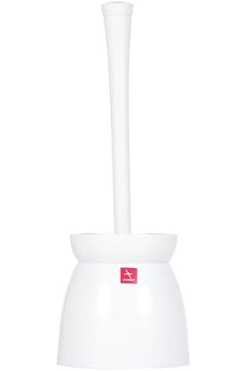 STOREMAX Polysight Duo White Body Handle White Toilet Brush M-E18-01-01 Trendzap 467437