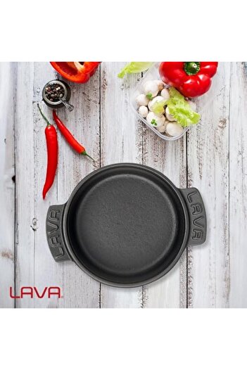 STOREMAX Polysight Cooking Container, Lv Eco Gv 11, Round Casserole, Diameter 11 Cm, Cast Iron, Black Trendzap 467437