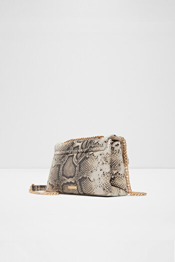 Aldo Softpuff - Women's Small Size Mixed Two-Compartment Crossbody Bag with Fixed Shoulder Strap and Adjustable Crossbody Strap
