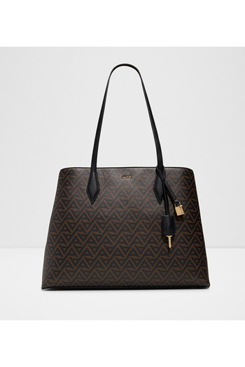 Aldo Maela Logo Patterned Tote Bag