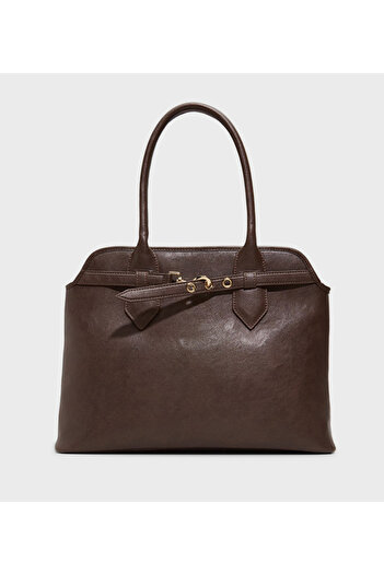 Call it Spring Lizabeth Solid Zippered Tote Bag