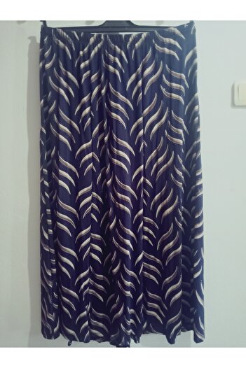 hoaryage 100% Cotton Elastic Waist Patterned Parted Combed Cotton Fabric Maxi Size Mother Skirt, Prayer Skirt Size 38 100 kg