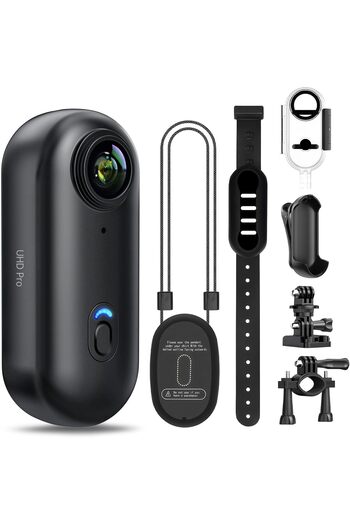 LENND 4k Action Camera, Mini Vlogging Camera, Small Body Camera with IPX7 Waterproof, Underwater Cam