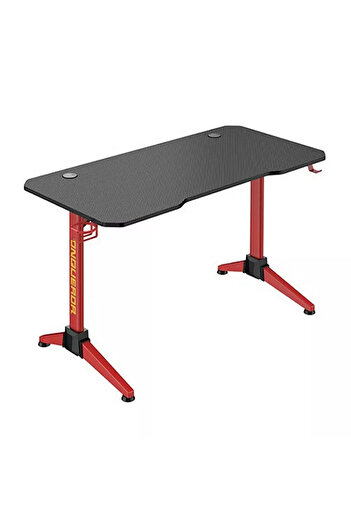 FitGear LUMI, fit gear Gaming Dest, Cable Managemen, Headphone & cup holders, Black & Red