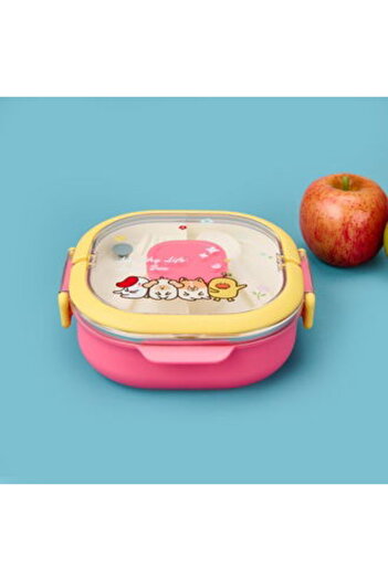MATMEL Figured Food Container - Red - 700 ml
