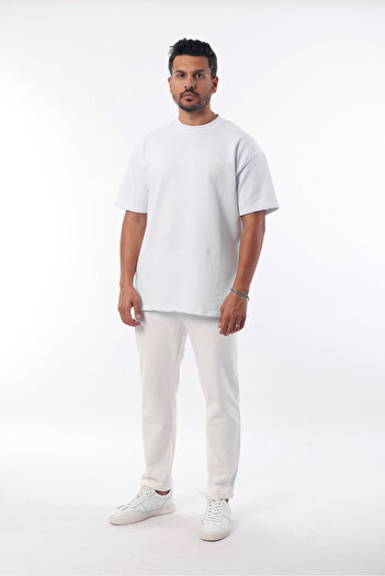 Rodrigo Men's Relaxed Fit Pique Cotton Soft Sweatpants