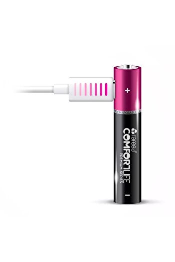 RAFEED AAA Rechargeable Batteries, 2 PCS, Multicolor