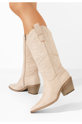 B T Shoes Mποτεσ western γυναικειεσ Briar μπεζ