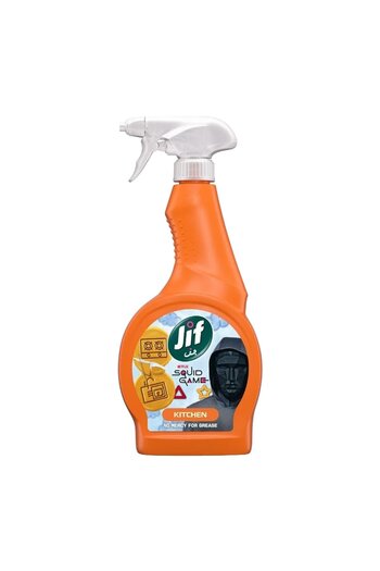 Jif Squid Game Kitchen Spray 470 ml Fast Acting Grease Remover With Fresh Fragrance
