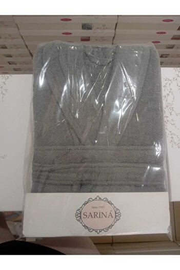 YÜNTEKS 100% Cotton Bathrobe, High Water Absorbency, Gramage Bathrobe, Single Bathrobe