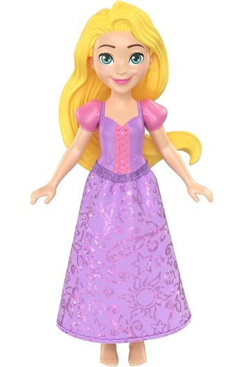 mattel Disney Princess Rapunzel Small Doll – Collectible Figure in Purple Dress