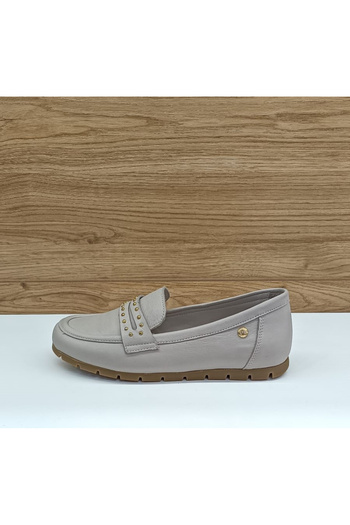 Mammamia Ya3590 Gray Genuine Leather Casual Women's Shoes