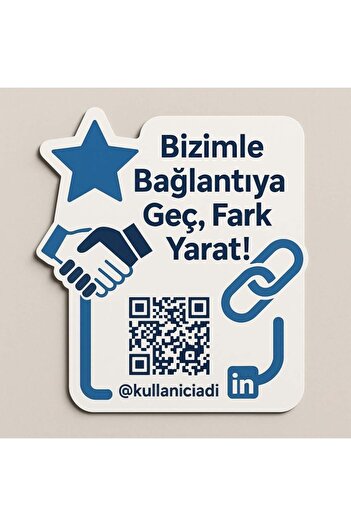 Komut Linkedin Card - Click to Connect, Make a Difference!