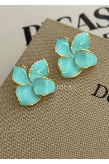 MioArt Mineli Women's Flower Model Earrings