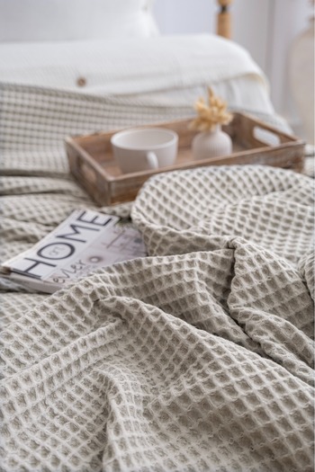 Dokubba - 100% Cotton Double Pike - 210 X 230 cm Pike - Waffle Pike