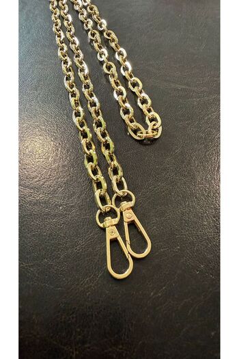 Çantacımstore Bag Chain Handle Accessory Metal Gold Thick 110cm No: 3
