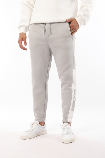 Rodrigo Men's Standard Fit Regular Cut 3 Thread Ribbed Pockets Casual Cotton Elastic Jogger Sweatpants
