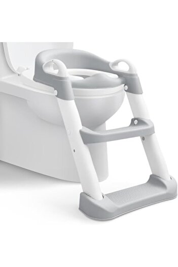 SKY TOUCH SKY-TOUCH Kids Potty Training Seat with Steps, Adjustable Toddlers Potty Toilet Trainer, Toilet Ladd