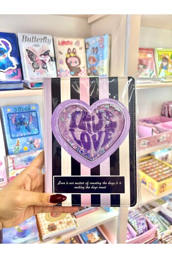 Wisevelya Purple True Love Water Notebook