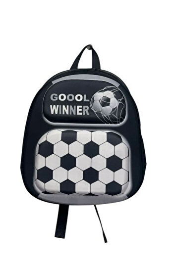 POLORULO Erkek Çocuk Futbol Topu Desenli Okul Çantası – Goool Winner Sırt Çantası