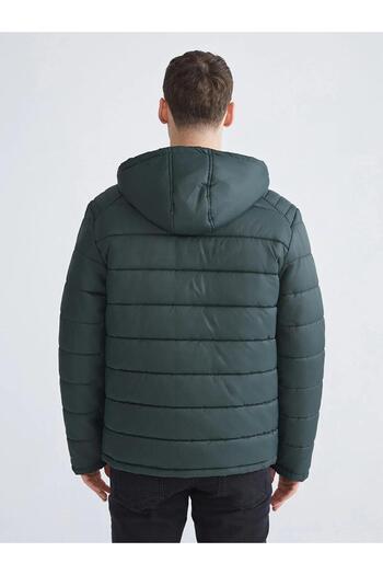 LC Waikiki Ανδρικό παλτό με φουσκωτό πέλμα LCWAIKIKI Classic Standard Fit Hooded (W5)