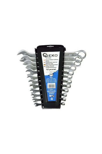 GEKO Home Set 12 Combination Wrenches 6-22mm, G11243