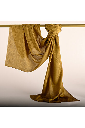 PİRAMİT Aura Logo Jacquard Shawl