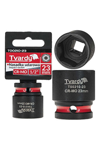 Tvardy Cheie tubulara de impact in 6 puncte, 1/2", 23 mm,