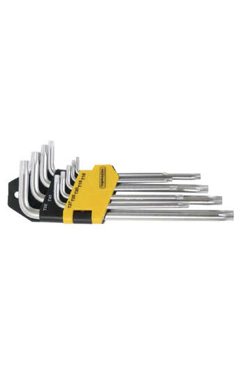 Topmaster Set 9 torx hex keys, 390122