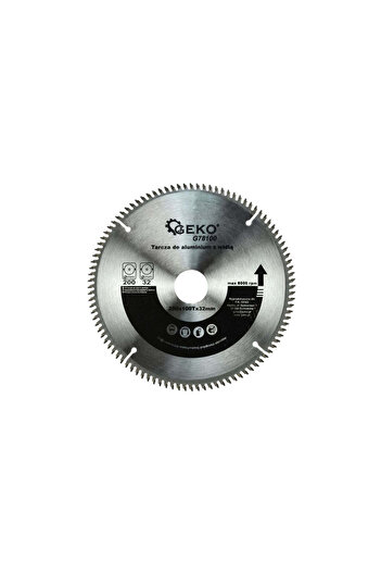 GEKO Disc pentru aluminiu cu kit de reductoare 200/25 x 100Tx32mm, G78100