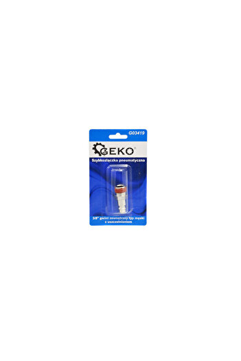 GEKO Quick Pneumatic Male Coupling 3/8" with Seal, G03419