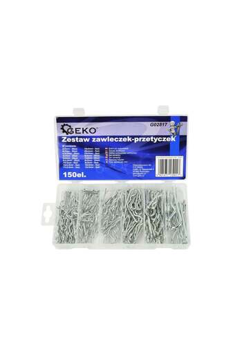 GEKO Tool Set with Splint Corner 150 Pieces, G02817