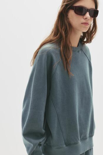 Pull & Bear Basic fleece sweatshirt