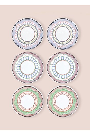 The Mia Spring Çay Tabağı 6lı Set 13 cm
