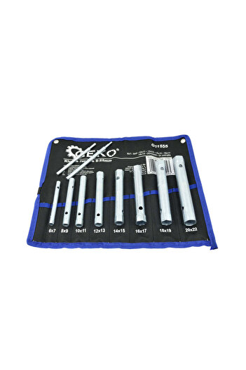 GEKO Socket wrench with T extension 6-22mm, G11555