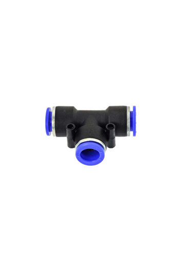 GEKO Pneumatic Hose Connector PU/PE, T-Type, 12mm, G03044