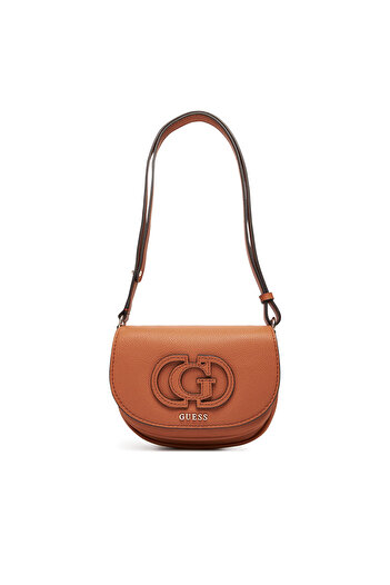 Guess Γυναικεία Τσάντα Χειρός Καφέ HWBG9536780