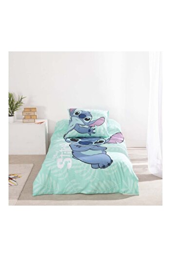 Stitch Bed linen set, 100% cotton, 2 pieces, 140x200 cm, 65x65 cm, multicolor, Happy,