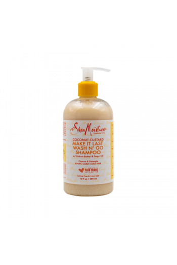 Shea Moisture Sampon Wash N' Go cu nuca de cocos, Shea Moisture, 384ml