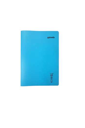 Mynote Text Neon A4 60 Sheets Striped Plastic Cover Notebook