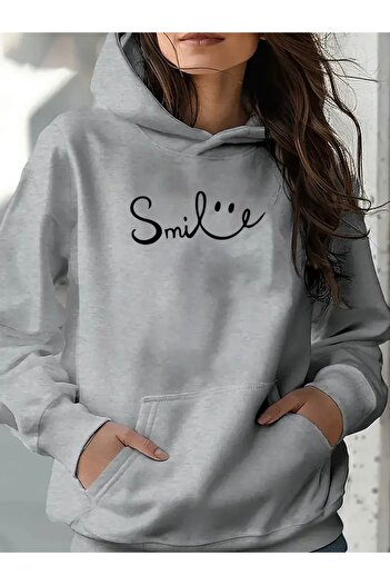 FUFLUNS Printed Oversize Women'S/Men's Unisex Hooded Sweatshirt