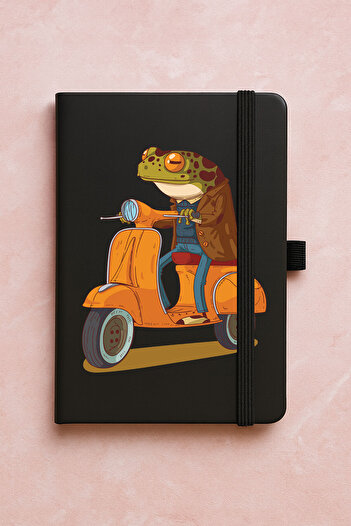 Cekuonline Promotional Undated Premium Thermo Notebook Patterned 192 Sheets - Gezginkurbağa