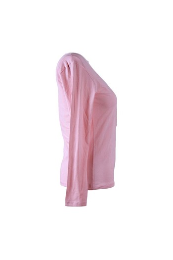 trender Pink Women's Blouse with Piping Pattern 26Kdt1000060